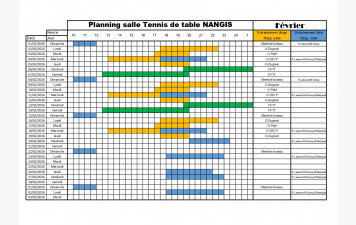 Ouverture de la salle du mois de février 2026