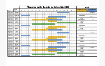 Ouverture de la salle du mois de mai 2026
